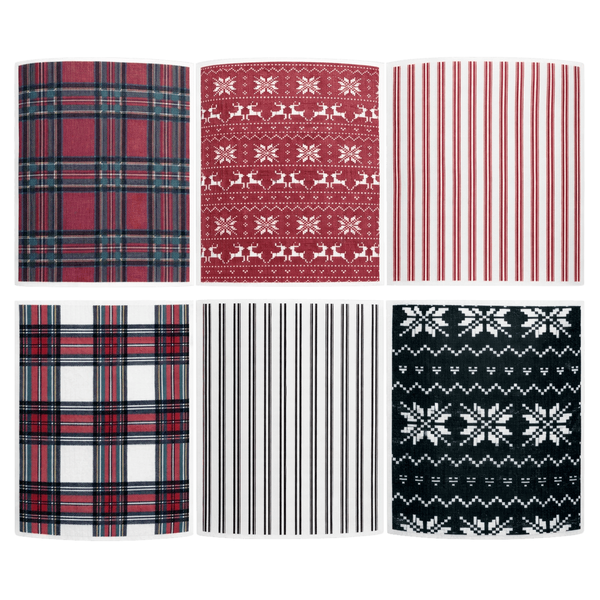 Holiday Pattern Swedish Dishcloths
