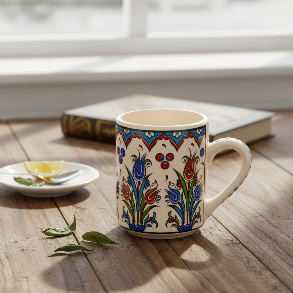 Türkiye Ceramic Botanical Mugs