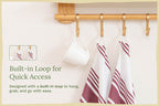 Classic Striped Cotton Kitchen Towel Set
