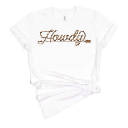 Howdy T-Shirt Bourbon Cowgirl