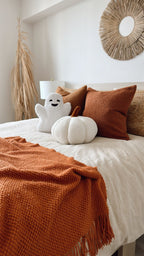 Sherpa Ivory Pumpkin Pillow