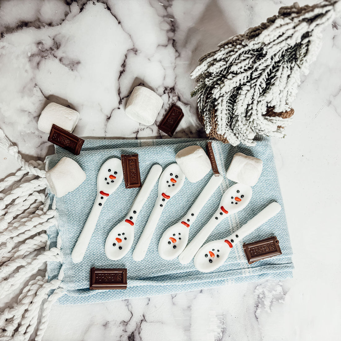 Candy Spoons for Christmas Dessert tables
