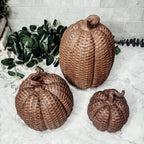 Basket Weave Pumpkins
