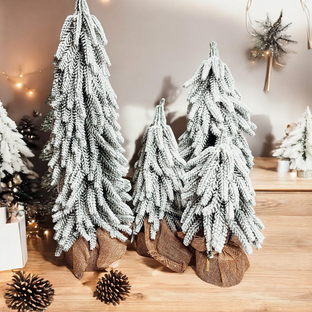 Christmas tree with snow on it
table decorations for long tables
snow covered christmas tree ideas
small snow covered christmas tree