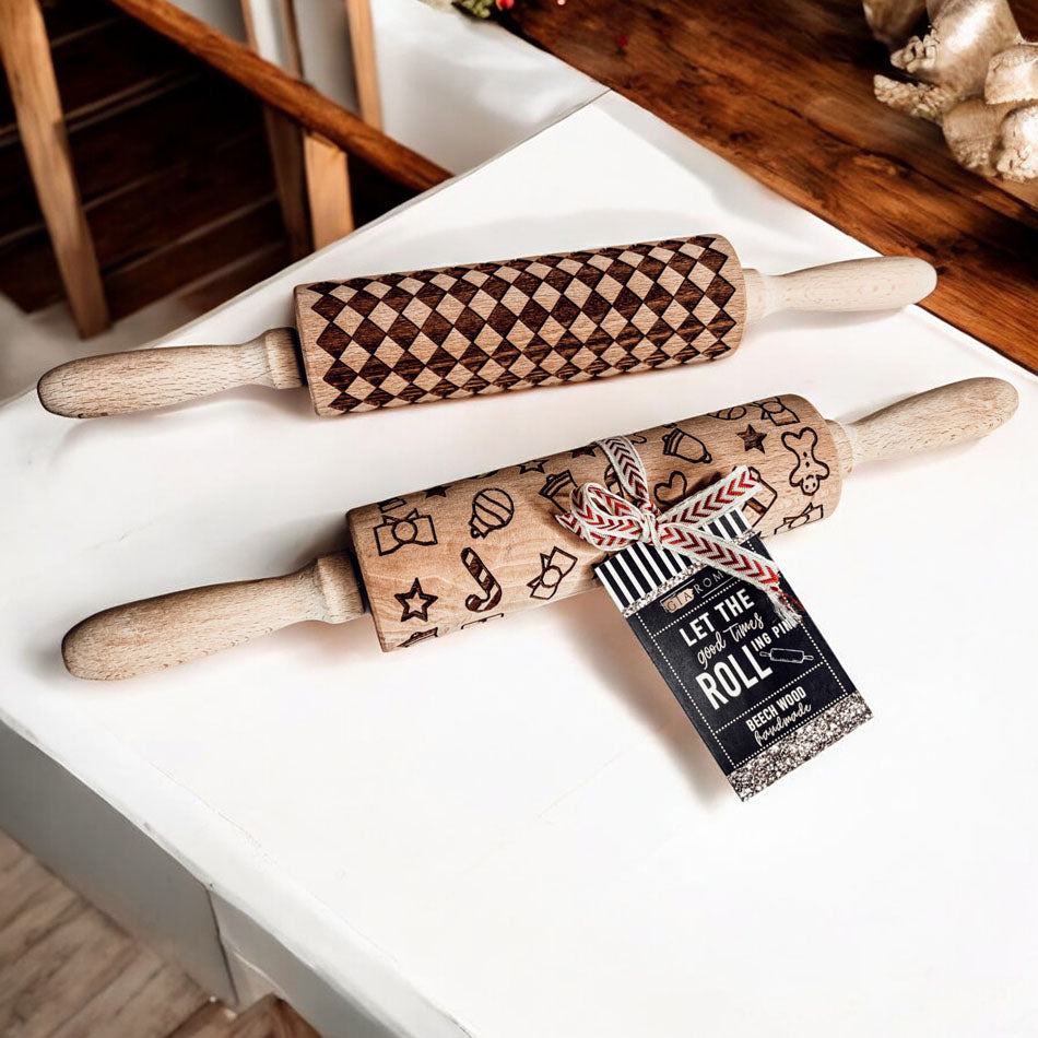 Courtly Check Rolling Pin