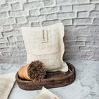 Natural Jute Bath Mitt & Botanical Soap