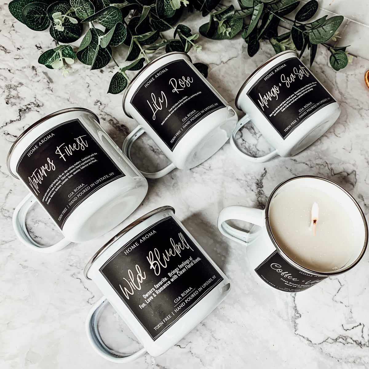 11oz Black Label Candle Mug