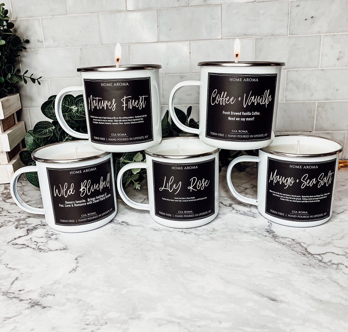 11oz Black Label Candle Mug