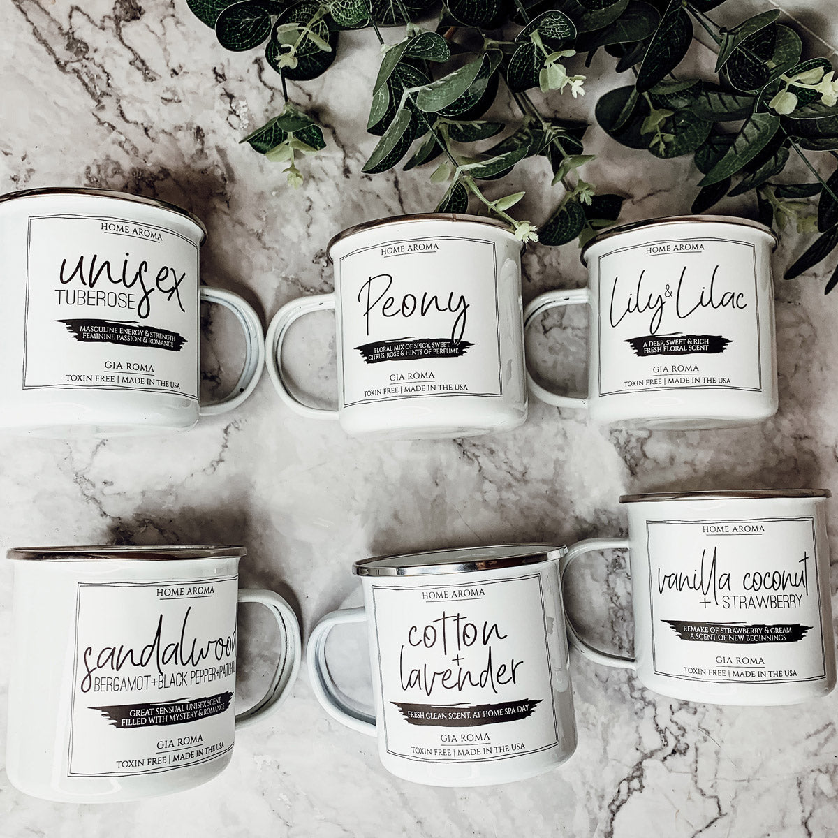 11oz White Label Candle Mug