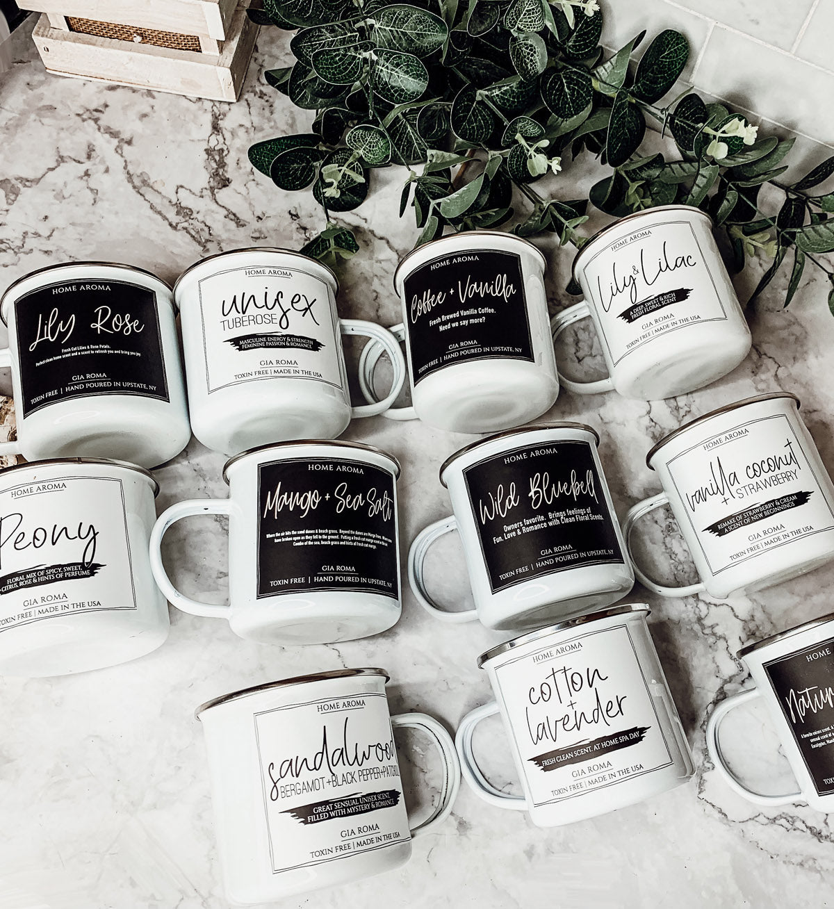 11oz Black Label Candle Mug