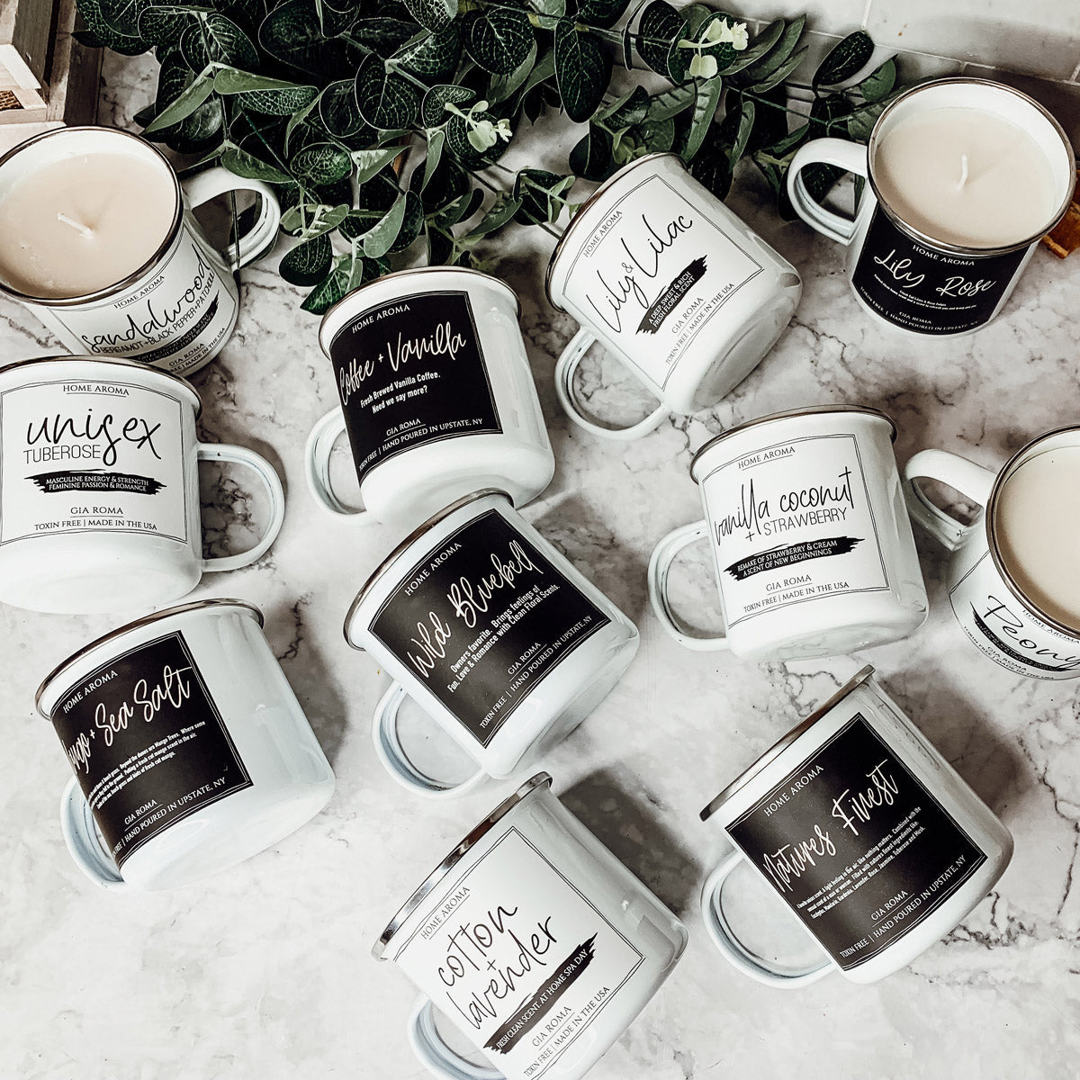 11oz Black Label Candle Mug