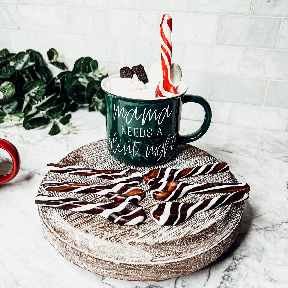 Edible Christmas Gift Ideas
Candy Cane Spoons Wrapped
Peppermint Candy Spoons
Chocolate Candy Spoons