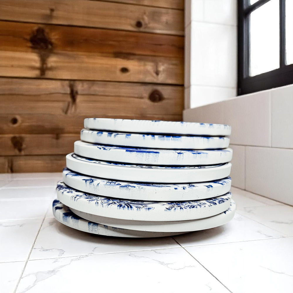 Chinoiserie Ceramic Coasters