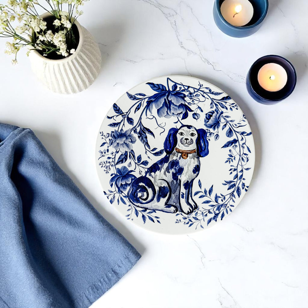 Chinoiserie Ceramic Coasters