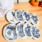 Chinoiserie Halloween Coasters