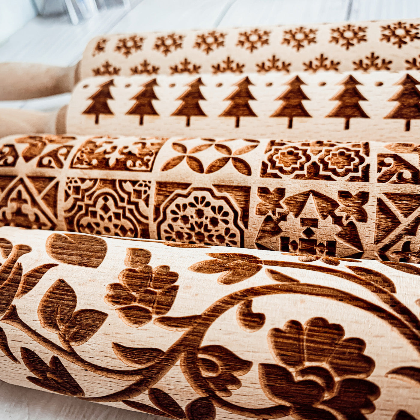 Cookie Cutter Rolling Pin Designs USA made
embossed rolling pins near me
rolling pins with designs
rolling pins with patterns