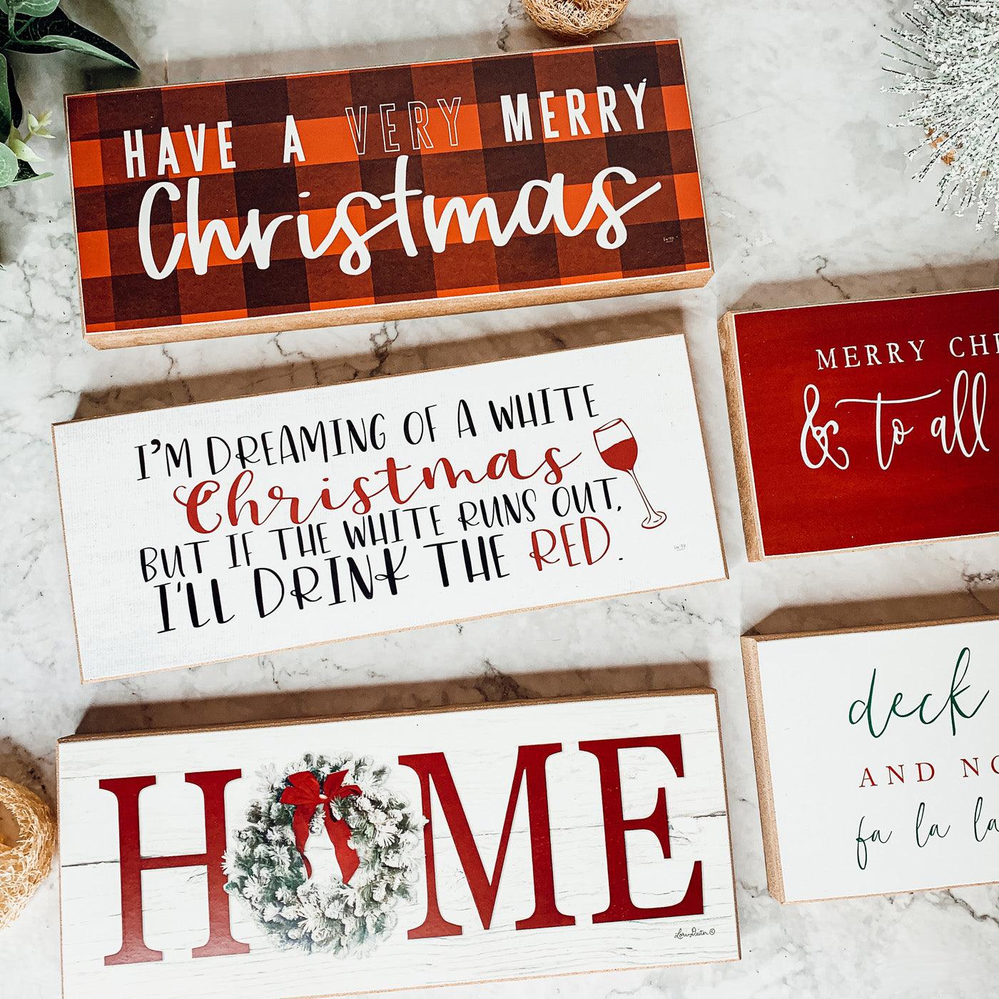 Farmhouse Wooden Christmas Home Decor