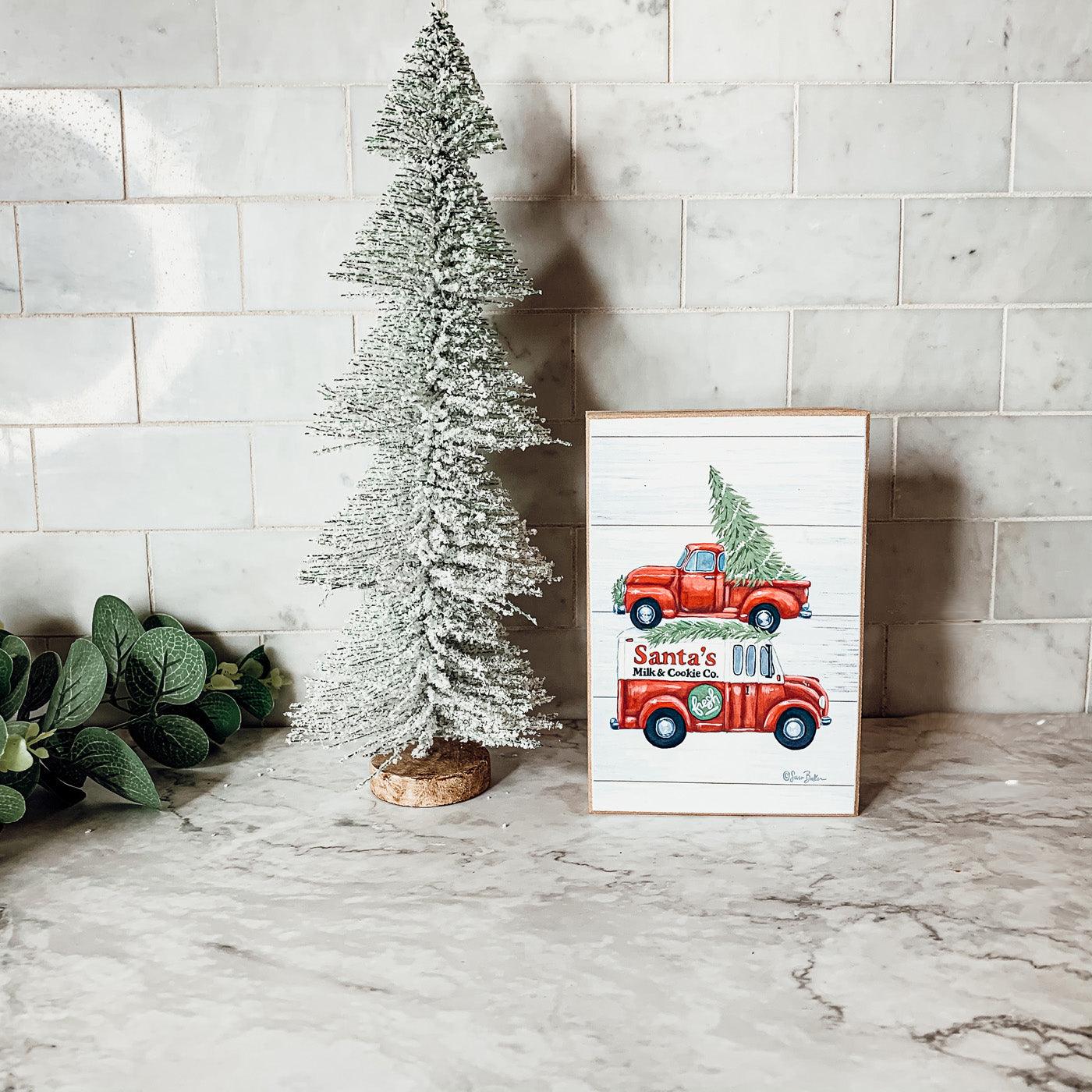 Wooden Christmas Sign for Santa's Cookies