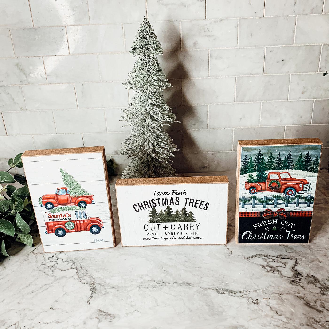 Farm Fresh Christmas Tree Signs For Home