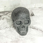 Skull Halloween Figurine in Silver or Gold
