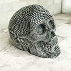 Skull Halloween Figurine in Silver or Gold