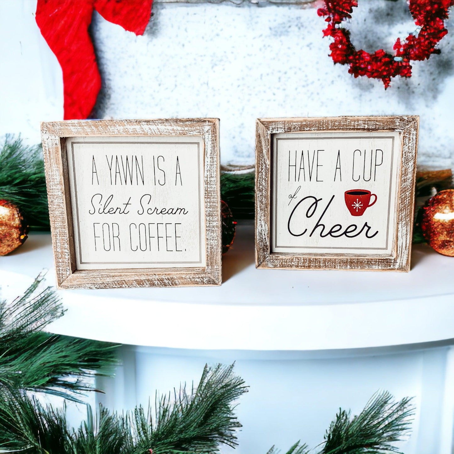 Farmhouse Christmas Kitchen Signs