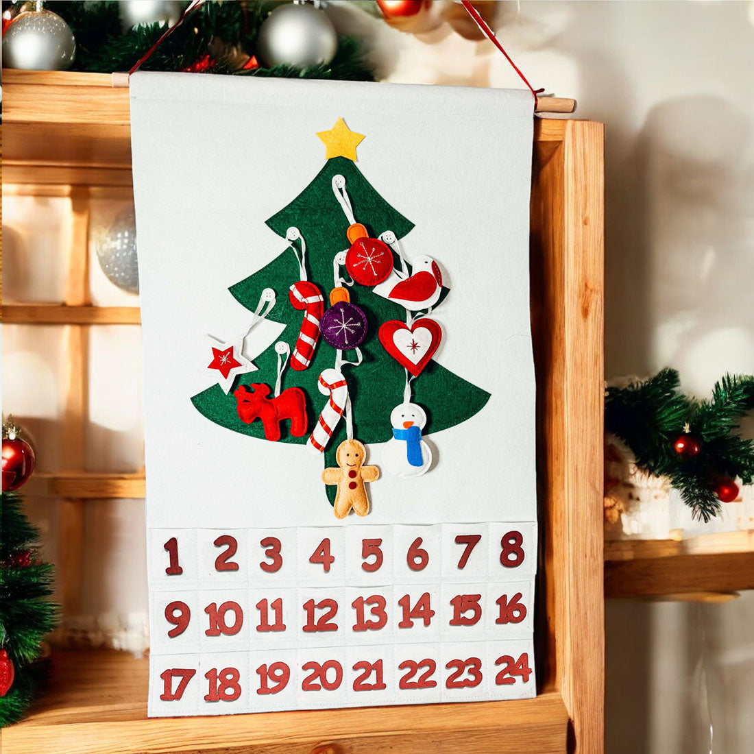 Advent calendar unique and use again yearly