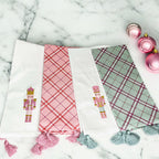 Nutcracker Tea Towel Pink