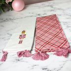 Nutcracker Tea Towel Pink