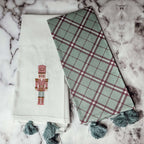 Nutcracker Tea Towel Pink