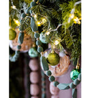Wood Beaded Curtain Tiebacks — 47–50 in
