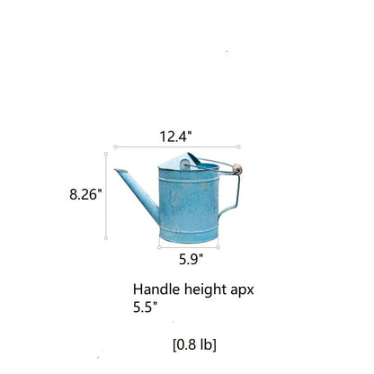 Blue Metal Rustic Watering Can