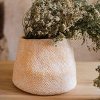 Cement Weaving Pattern Planter