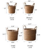 Woven Seagrass Planter Basket
