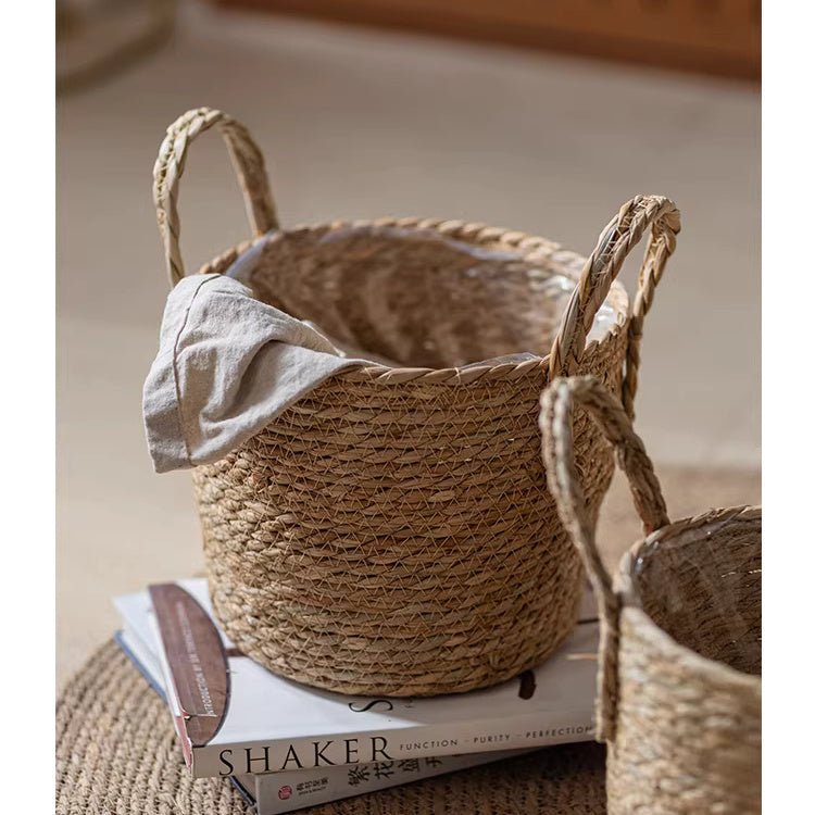 Woven Seagrass Planter Basket