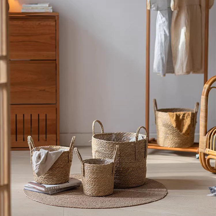 Woven Seagrass Planter Basket