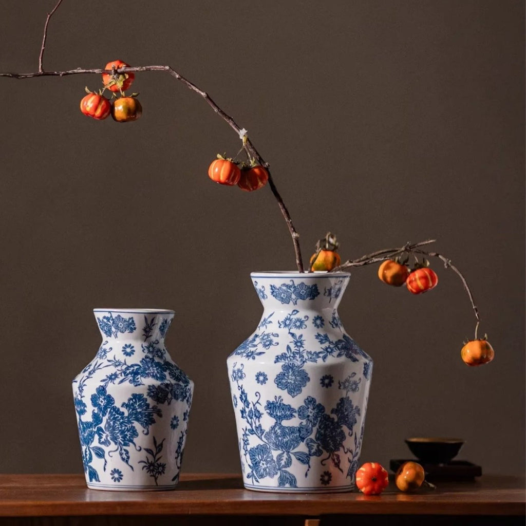 Blue & White Porcelain Vase