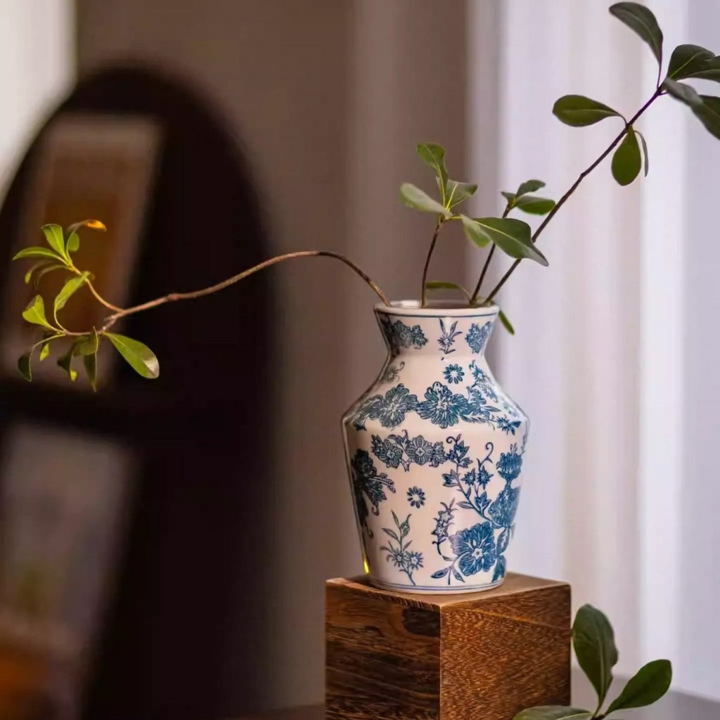 Blue & White Porcelain Vase