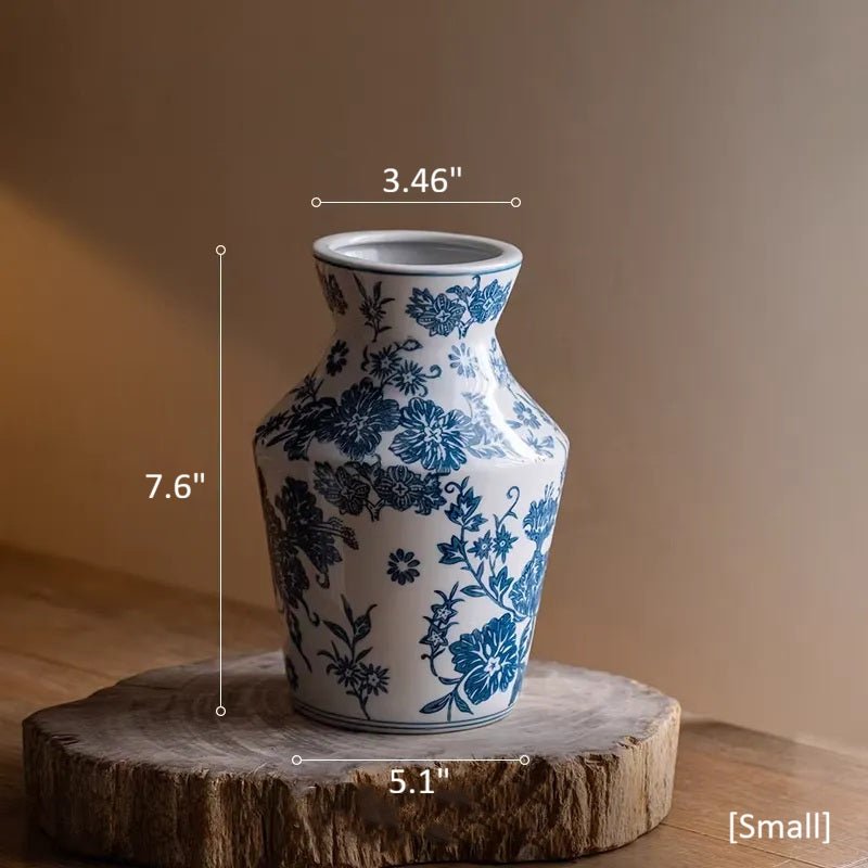 Blue & White Porcelain Vase