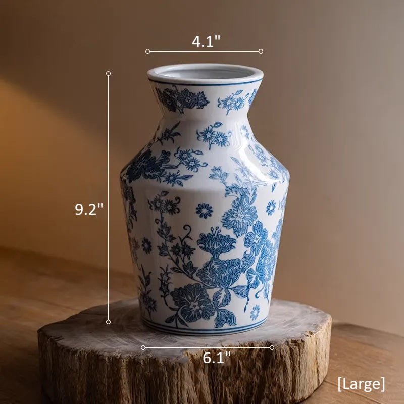 Blue & White Porcelain Vase