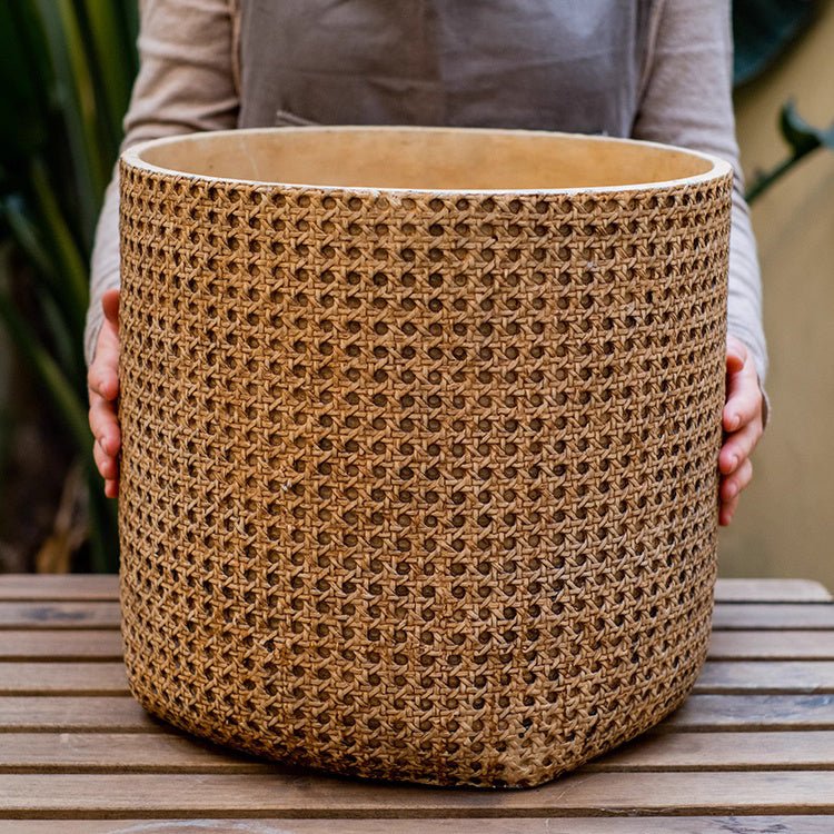 Textured Cement Planter