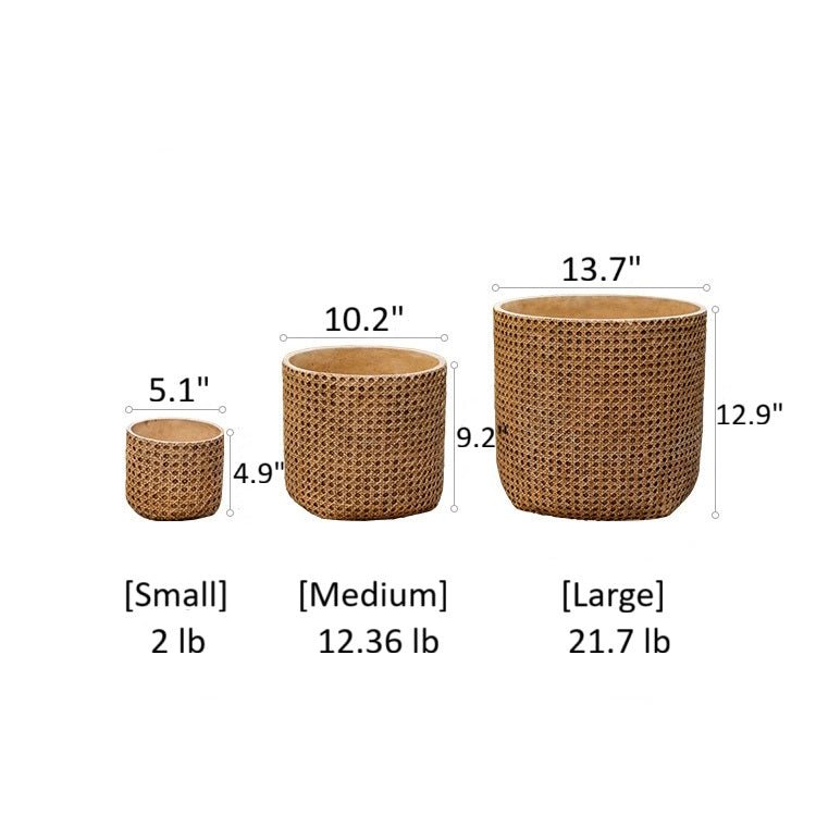 Textured Cement Planter