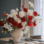 Faux Silk Peony Stem