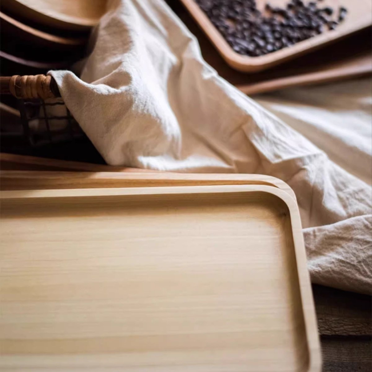 Natural Wood Serving Platter