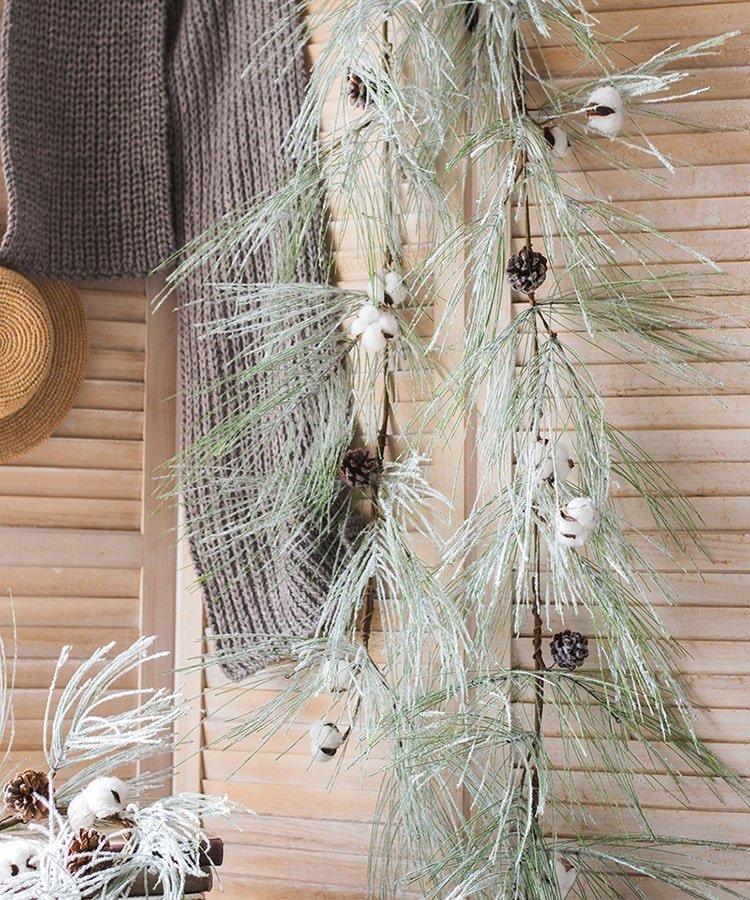 Frosted Pine Wreath or Garland