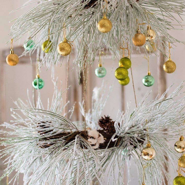 Frosted Pine Wreath or Garland