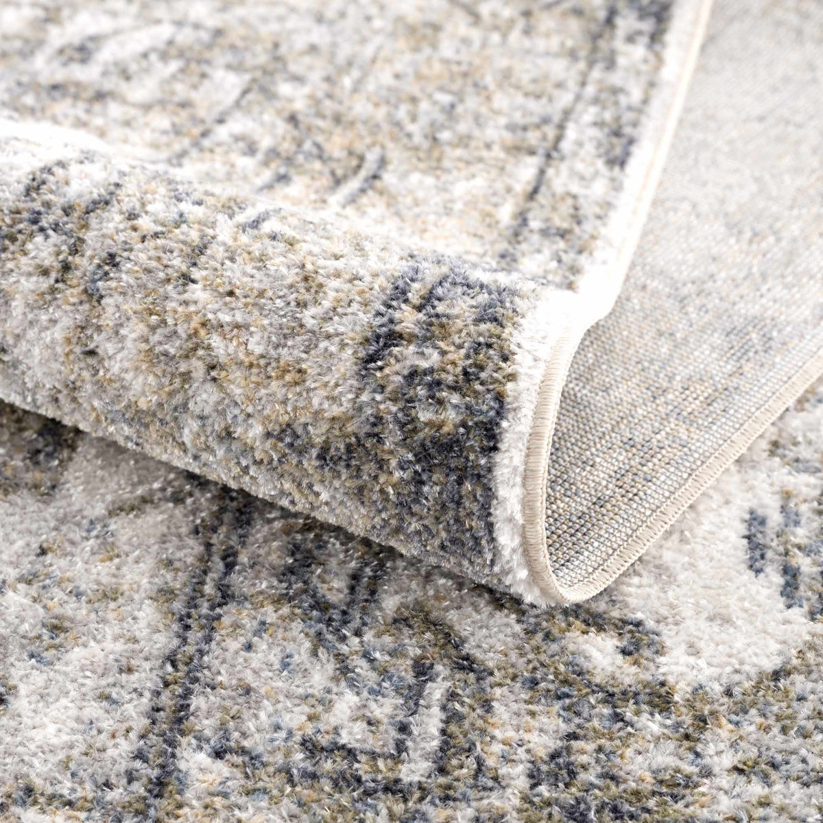 Hera Olive Boutique Washable Rug