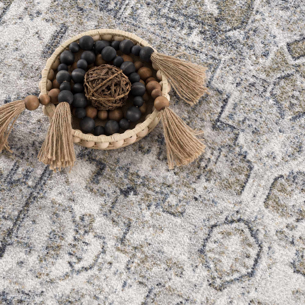 Hera Olive Boutique Washable Rug