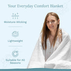 Organic Cotton Mart Waffle Weave Blanket