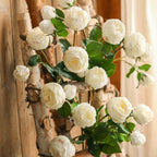 White Cabbage Rose Stem